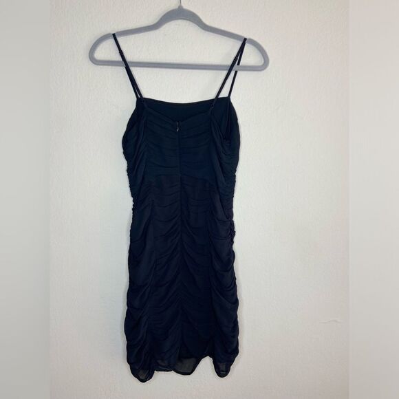 Reformation Wyatt Mini Black Dress Size 2 - Picture 14 of 14